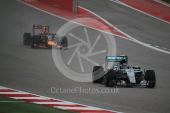 World © Octane Photographic Ltd. Mercedes AMG Petronas F1 W06 Hybrid – Nico Rosberg. Sunday 25th October 2015, F1 USA Grand Prix Race, Austin, Texas - Circuit of the Americas (COTA). Digital Ref: 1466LB1D2522