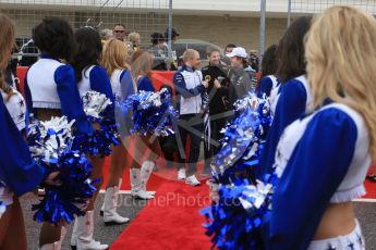 World © Octane Photographic Ltd. Mercedes AMG Petronas F1 W06 Hybrid – Nico Rosberg. Sunday 25th October 2015, F1 USA Grand Prix - Drivers Parade. Austin, Texas - Circuit of the Americas (COTA). Digital Ref: 1465LB5D3450