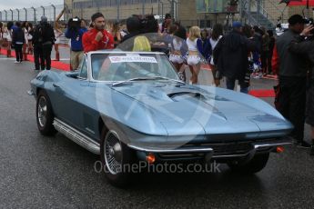 World © Octane Photographic Ltd. Manor Marussia F1 Team MR03B – William Stevens. Sunday 25th October 2015, F1 USA Grand Prix - Drivers Parade. Austin, Texas - Circuit of the Americas (COTA). Digital Ref: 1465LB5D3542