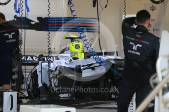 World © Octane Photographic Ltd. Williams Martini Racing FW37 – Valtteri Bottas. Friday 23rd October 2015, F1 USA Grand Prix Pit lane , Austin, Texas - Circuit of the Americas (COTA). Digital Ref: 1459LB1D8571