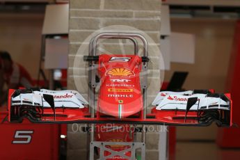 World © Octane Photographic Ltd. Scuderia Ferrari SF15-T– Sebastian Vettel. Friday 23rd October 2015, F1 USA Grand Prix Pit lane , Austin, Texas - Circuit of the Americas (COTA). Digital Ref: 1459LB1D8596