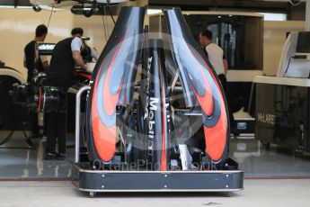World © Octane Photographic Ltd. McLaren Honda MP4/30. Friday 23rd October 2015, F1 USA Grand Prix Pit lane , Austin, Texas - Circuit of the Americas (COTA). Digital Ref: 1459LB1D8608