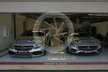 World © Octane Photographic Ltd. FIA Safety car garage. Friday 23rd October 2015, F1 USA Grand Prix Pit lane , Austin, Texas - Circuit of the Americas (COTA). Digital Ref: 1459LB5D2749