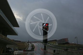 World © Octane Photographic Ltd. Friday 23rd October 2015, F1 USA Grand Prix Pit lane , Austin, Texas - Circuit of the Americas (COTA). Digital Ref: 1459LB5D2752