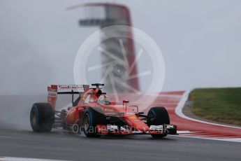 orld © Octane Photographic Ltd. Scuderia Ferrari SF15-T– Sebastian Vettel. Friday 23rd October 2015, F1 USA Grand Prix Practice 1, Austin, Texas - Circuit of the Americas (COTA). Digital Ref: 1460LB1D8722