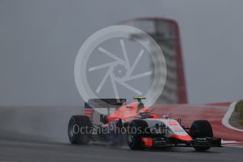 World © Octane Photographic Ltd. Manor Marussia F1 Team MR03B – Alexander Rossi. Friday 23rd October 2015, F1 USA Grand Prix Practice 1, Austin, Texas - Circuit of the Americas (COTA). Digital Ref: 1460LB1D8775