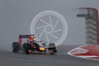 World © Octane Photographic Ltd. Infiniti Red Bull Racing RB11 – Daniel Ricciardo. Friday 23rd October 2015, F1 USA Grand Prix Practice 1, Austin, Texas - Circuit of the Americas (COTA). Digital Ref: 1460LB1D8833