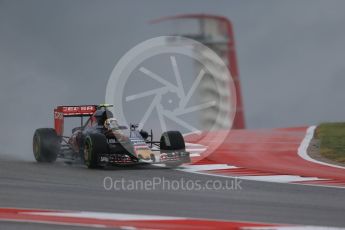 World © Octane Photographic Ltd. Scuderia Toro Rosso STR10 – Carlos Sainz Jnr. Friday 23rd October 2015, F1 USA Grand Prix Practice 1, Austin, Texas - Circuit of the Americas (COTA). Digital Ref: 1460LB1D8913