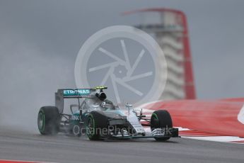 World © Octane Photographic Ltd. Mercedes AMG Petronas F1 W06 Hybrid – Nico Rosberg. Friday 23rd October 2015, F1 USA Grand Prix Practice 1, Austin, Texas - Circuit of the Americas (COTA). Digital Ref: 1460LB1D8921