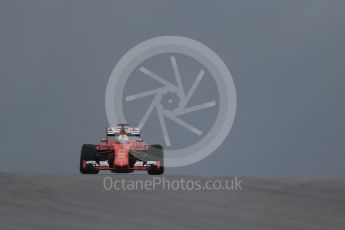 World © Octane Photographic Ltd. Scuderia Ferrari SF15-T– Sebastian Vettel. Friday 23rd October 2015, F1 USA Grand Prix Practice 1, Austin, Texas - Circuit of the Americas (COTA). Digital Ref: 1460LB1D9016