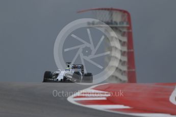 World © Octane Photographic Ltd. Williams Martini Racing FW37 – Felipe Massa. Friday 23rd October 2015, F1 USA Grand Prix Practice 1, Austin, Texas - Circuit of the Americas (COTA). Digital Ref: 1460LB1D9040