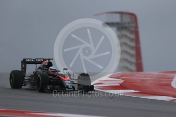 World © Octane Photographic Ltd. McLaren Honda MP4/30 – Fernando Alonso. Friday 23rd October 2015, F1 USA Grand Prix Practice 1, Austin, Texas - Circuit of the Americas (COTA). Digital Ref: 1460LB1D9208