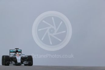 World © Octane Photographic Ltd. Mercedes AMG Petronas F1 W06 Hybrid – Lewis Hamilton. Friday 23rd October 2015, F1 USA Grand Prix Practice 1, Austin, Texas - Circuit of the Americas (COTA). Digital Ref: 1460LB1D9241