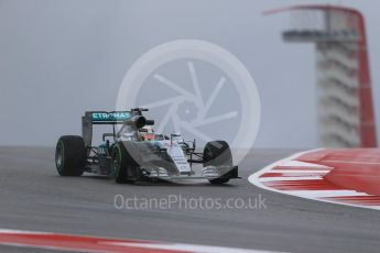 World © Octane Photographic Ltd. Mercedes AMG Petronas F1 W06 Hybrid – Lewis Hamilton. Friday 23rd October 2015, F1 USA Grand Prix Practice 1, Austin, Texas - Circuit of the Americas (COTA). Digital Ref: 1460LB1D9247