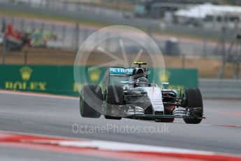 World © Octane Photographic Ltd. Mercedes AMG Petronas F1 W06 Hybrid – Nico Rosberg. Friday 23rd October 2015, F1 USA Grand Prix Practice 1, Austin, Texas - Circuit of the Americas (COTA). Digital Ref: 1460LB1D9390