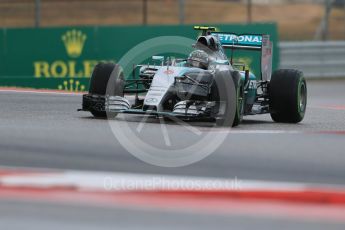 World © Octane Photographic Ltd. Mercedes AMG Petronas F1 W06 Hybrid – Nico Rosberg. Friday 23rd October 2015, F1 USA Grand Prix Practice 1, Austin, Texas - Circuit of the Americas (COTA). Digital Ref: 1460LB1D9439