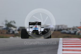 World © Octane Photographic Ltd. Williams Martini Racing FW37 – Valtteri Bottas. Friday 23rd October 2015, F1 USA Grand Prix Practice 1, Austin, Texas - Circuit of the Americas (COTA). Digital Ref: 1460LB1D9554