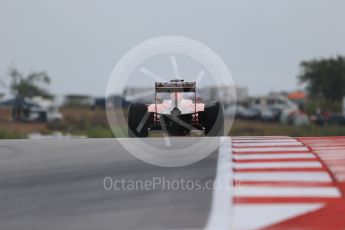 World © Octane Photographic Ltd. Scuderia Ferrari SF15-T– Sebastian Vettel. Friday 23rd October 2015, F1 USA Grand Prix Practice 1, Austin, Texas - Circuit of the Americas (COTA). Digital Ref: 1460LB1D9580