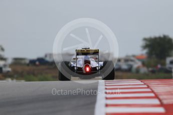 World © Octane Photographic Ltd. Sauber F1 Team C34-Ferrari – Marcus Ericsson. Friday 23rd October 2015, F1 USA Grand Prix Practice 1, Austin, Texas - Circuit of the Americas (COTA). Digital Ref: 1460LB1D9587