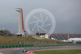 World © Octane Photographic Ltd. Williams Martini Racing FW37 – Valtteri Bottas. Friday 23rd October 2015, F1 USA Grand Prix Practice 1, Austin, Texas - Circuit of the Americas (COTA). Digital Ref: 1460LB5D2801