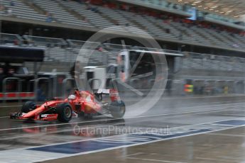 World © Octane Photographic Ltd. Scuderia Ferrari SF15-T– Sebastian Vettel. Saturday 24th October 2015, F1 USA Grand Prix Practice 3, Austin, Texas - Circuit of the Americas (COTA). Digital Ref: 1463LB1D0019