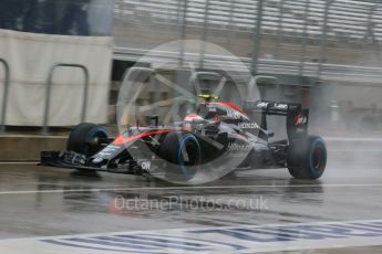 World © Octane Photographic Ltd. McLaren Honda MP4/30 - Jenson Button. Saturday 24th October 2015, F1 USA Grand Prix Practice 3, Austin, Texas - Circuit of the Americas (COTA). Digital Ref: 1463LB1D0096