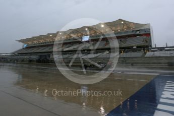 World © Octane Photographic Ltd. Lotus F1 Team E23 Hybrid – Pastor Maldonado. Saturday 24th October 2015, F1 USA Grand Prix Practice 3, Austin, Texas - Circuit of the Americas (COTA). Digital Ref: 1463LB5D3179