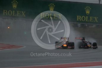 World © Octane Photographic Ltd. Infiniti Red Bull Racing RB11 – Daniil Kvyat. Sunday 25th October 2015, F1 USA Grand Prix Qualifying, Austin, Texas - Circuit of the Americas (COTA). Digital Ref: 1464LB1D0719