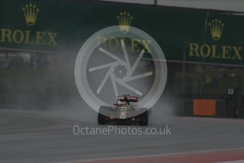 World © Octane Photographic Ltd. Lotus F1 Team E23 Hybrid – Pastor Maldonado. Sunday 25th October 2015, F1 USA Grand Prix Qualifying, Austin, Texas - Circuit of the Americas (COTA). Digital Ref: 1464LB1D0817