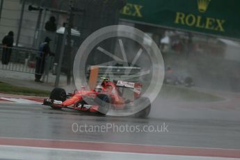 World © Octane Photographic Ltd. Scuderia Ferrari SF15-T– Kimi Raikkonen. Sunday 25th October 2015, F1 USA Grand Prix Qualifying, Austin, Texas - Circuit of the Americas (COTA). Digital Ref: 1464LB1D0880