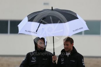 World © Octane Photographic Ltd. McLaren Honda MP4/30 - Jenson Button. Sunday 25th October 2015, F1 USA Grand Prix Qualifying, Austin, Texas - Circuit of the Americas (COTA). Digital Ref: 1464LB1D1226