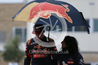 World © Octane Photographic Ltd. Scuderia Toro Rosso STR10 – Max Verstappen. Sunday 25th October 2015, F1 USA Grand Prix Qualifying, Austin, Texas - Circuit of the Americas (COTA). Digital Ref: 1464LB1D1414
