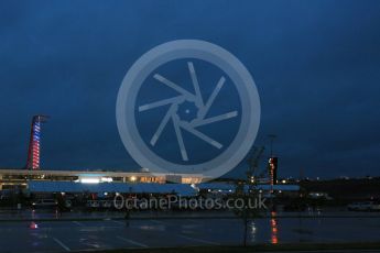 World © Octane Photographic Ltd. Early morning start for Qualifying. Sunday 25th October 2015, F1 USA Grand Prix, Austin, Texas - Circuit of the Americas (COTA). Digital Ref: 1464LB5D3210