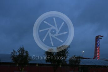 World © Octane Photographic Ltd. Early morning start for Qualifying. Sunday 25th October 2015, F1 USA Grand Prix, Austin, Texas - Circuit of the Americas (COTA). Digital Ref: 1464LB5D3235