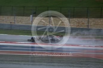 World © Octane Photographic Ltd. Lotus F1 Team E23 Hybrid – Pastor Maldonado. Sunday 25th October 2015, F1 USA Grand Prix Qualifying, Austin, Texas - Circuit of the Americas (COTA). Digital Ref: 1464LB5D3279