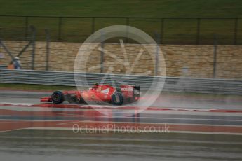World © Octane Photographic Ltd. Scuderia Ferrari SF15-T– Kimi Raikkonen. Sunday 25th October 2015, F1 USA Grand Prix Qualifying, Austin, Texas - Circuit of the Americas (COTA). Digital Ref: 1464LB5D3327