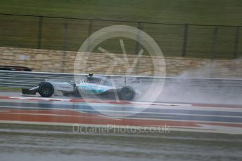 World © Octane Photographic Ltd. Mercedes AMG Petronas F1 W06 Hybrid – Nico Rosberg. Sunday 25th October 2015, F1 USA Grand Prix Qualifying, Austin, Texas - Circuit of the Americas (COTA). Digital Ref: 1464LB5D3338