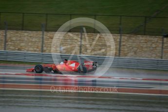 World © Octane Photographic Ltd. Scuderia Ferrari SF15-T– Sebastian Vettel. Sunday 25th October 2015, F1 USA Grand Prix Qualifying, Austin, Texas - Circuit of the Americas (COTA). Digital Ref: 1464LB5D3348