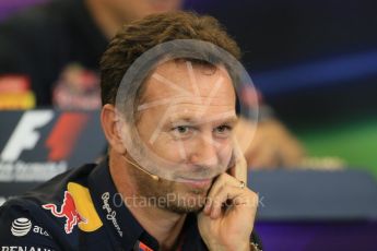 World © Octane Photographic Ltd. FIA Team Personnel Press Conference. Friday 23rd October 2015, F1 USA Grand Prix, Austin, Texas - Circuit of the Americas (COTA). Infiniti Red Bull Racing Team Principal – Christian Horner. Digital Ref: 1462LB1D9648