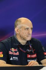 World © Octane Photographic Ltd. FIA Team Personnel Press Conference. Friday 23rd October 2015, F1 USA Grand Prix, Austin, Texas - Circuit of the Americas (COTA). Scuderia Toro Rosso – Franz Tost. Digital Ref: 1462LB1D9789