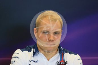 World © Octane Photographic Ltd. FIA Drivers’ Press Conference. Thursday 22nd October 2015, F1 USA Grand Prix, Austin, Texas - Circuit of the Americas (COTA). Williams Martini Racing – Valtteri Bottas. Digital Ref: 1458LB1D7966
