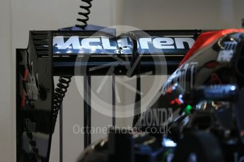 World © Octane Photographic Ltd. McLaren Honda MP4/30. Wednesday 21st October 2015, F1 USA Grand Prix Set Up, Austin, Texas - Circuit of the Americas (COTA). Digital Ref: 1457LB1D8228
