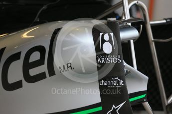 World © Octane Photographic Ltd. Sahara Force India VJM08B. Wednesday 21st October 2015, F1 USA Grand Prix Set Up, Austin, Texas - Circuit of the Americas (COTA). Digital Ref: 1457LB1D8308