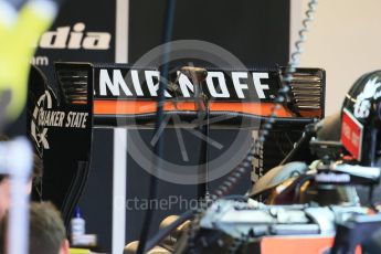 World © Octane Photographic Ltd. Sahara Force India VJM08B. Wednesday 21st October 2015, F1 USA Grand Prix Set Up, Austin, Texas - Circuit of the Americas (COTA). Digital Ref: 1457LB1D8314