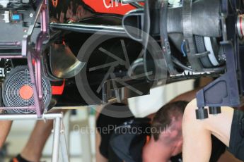 World © Octane Photographic Ltd. Sahara Force India VJM08B. Wednesday 21st October 2015, F1 USA Grand Prix Set Up, Austin, Texas - Circuit of the Americas (COTA). Digital Ref: 1457LB1D8335