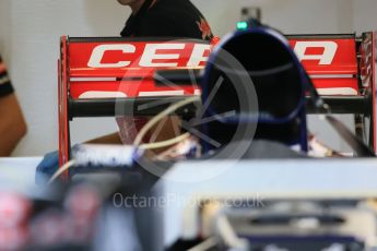 World © Octane Photographic Ltd. Scuderia Toro Rosso STR10. Wednesday 21st October 2015, F1 USA Grand Prix Set Up, Austin, Texas - Circuit of the Americas (COTA). Digital Ref: 1457LB1D8355