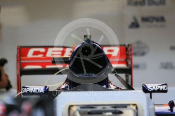 World © Octane Photographic Ltd. Scuderia Toro Rosso STR10. Wednesday 21st October 2015, F1 USA Grand Prix Set Up, Austin, Texas - Circuit of the Americas (COTA). Digital Ref: 1457LB1D8357