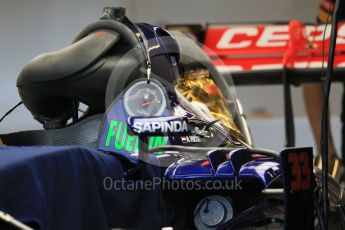 World © Octane Photographic Ltd. Scuderia Toro Rosso STR10. Wednesday 21st October 2015, F1 USA Grand Prix Set Up, Austin, Texas - Circuit of the Americas (COTA). Digital Ref: 1457LB1D8370