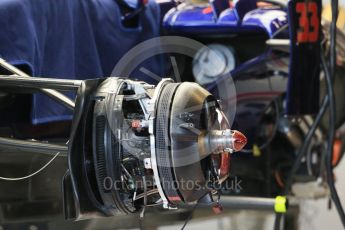 World © Octane Photographic Ltd. Scuderia Toro Rosso STR10. Wednesday 21st October 2015, F1 USA Grand Prix Set Up, Austin, Texas - Circuit of the Americas (COTA). Digital Ref: 1457LB1D8382