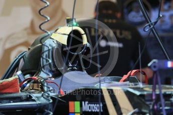 World © Octane Photographic Ltd. Lotus F1 Team E23 Hybrid. Wednesday 21st October 2015, F1 USA Grand Prix Set Up, Austin, Texas - Circuit of the Americas (COTA). Digital Ref: 1457LB1D8396